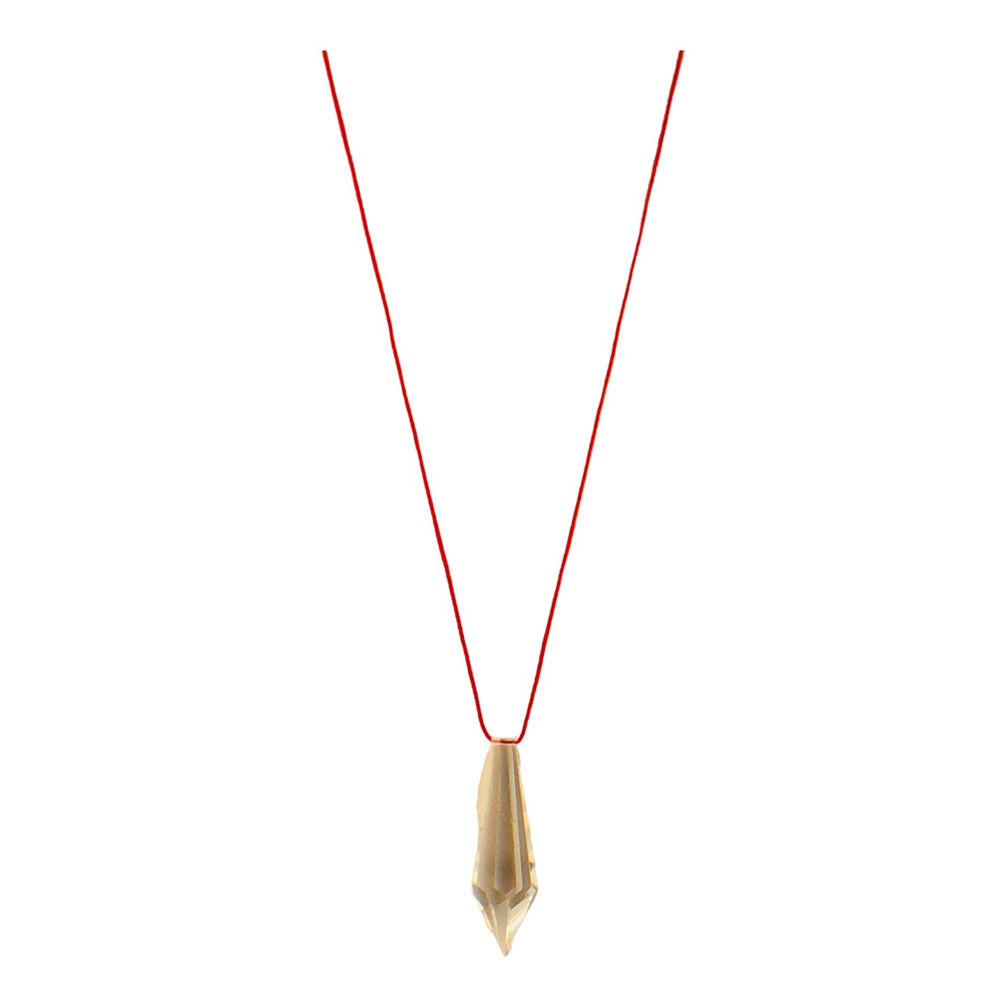 22749 - Crystal Prism Pendulum String - [Clear-65]