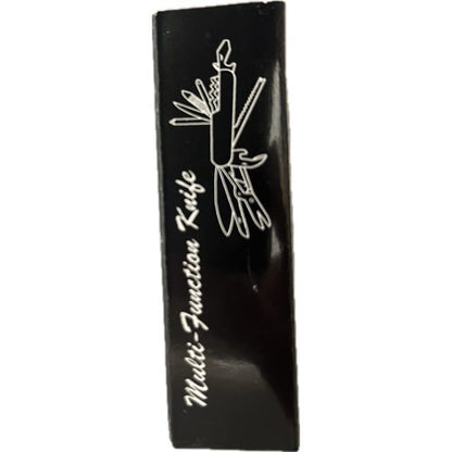 2277 - BUY ONE GET ONE FREE Multi Function Pocket Knife Black (212830-BK) - |110|