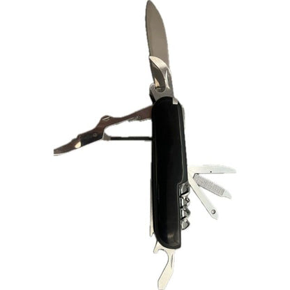 2277 - BUY ONE GET ONE FREE Multi Function Pocket Knife Black (212830-BK) - |110|