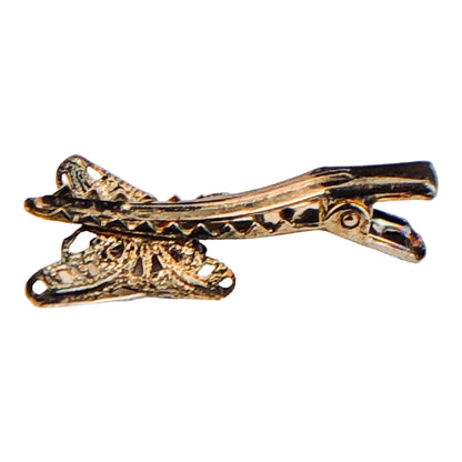 22796 - Butterfly Clip Pink Crystals - [Clear-65]