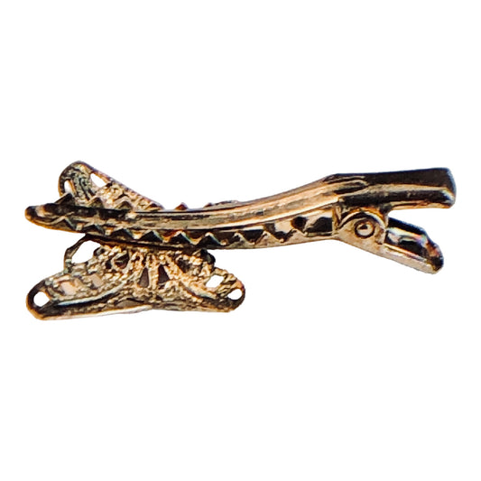 22796 - Butterfly Clip Pink Crystals - [Clear-65]