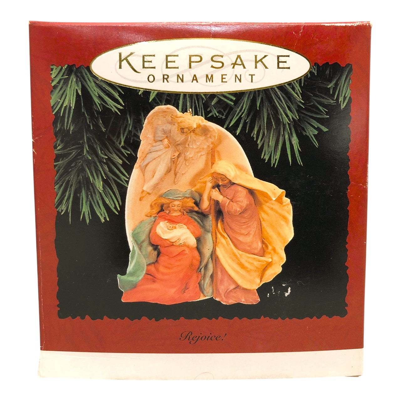 2289 - Beautiful Set of 3 Hallmark Keepsake Nativity and Rejoice Christmas Ornaments for Holiday Decor |Pod 1-70|