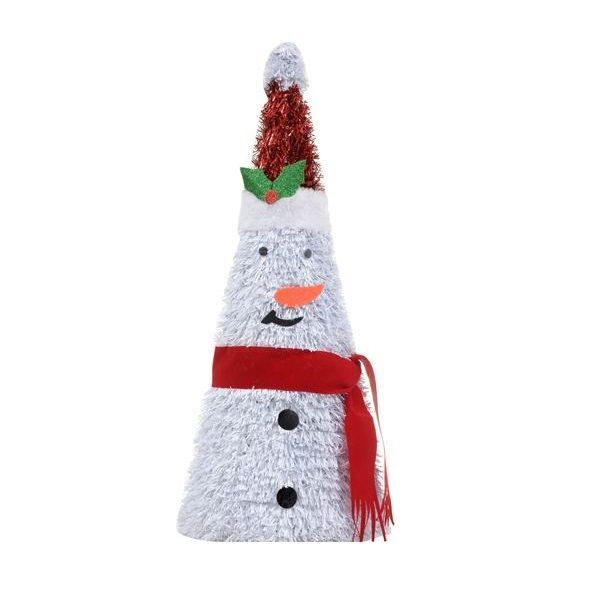 229 - 15 Inch Tinsel Snowman Holiday Decoration |Pod 2-38|