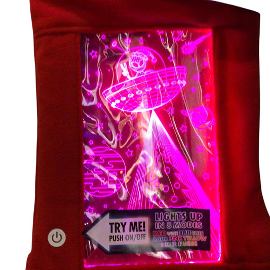 23263 - Light Up Colored Christmas Stocking-Space Ship |Pod 2-50|