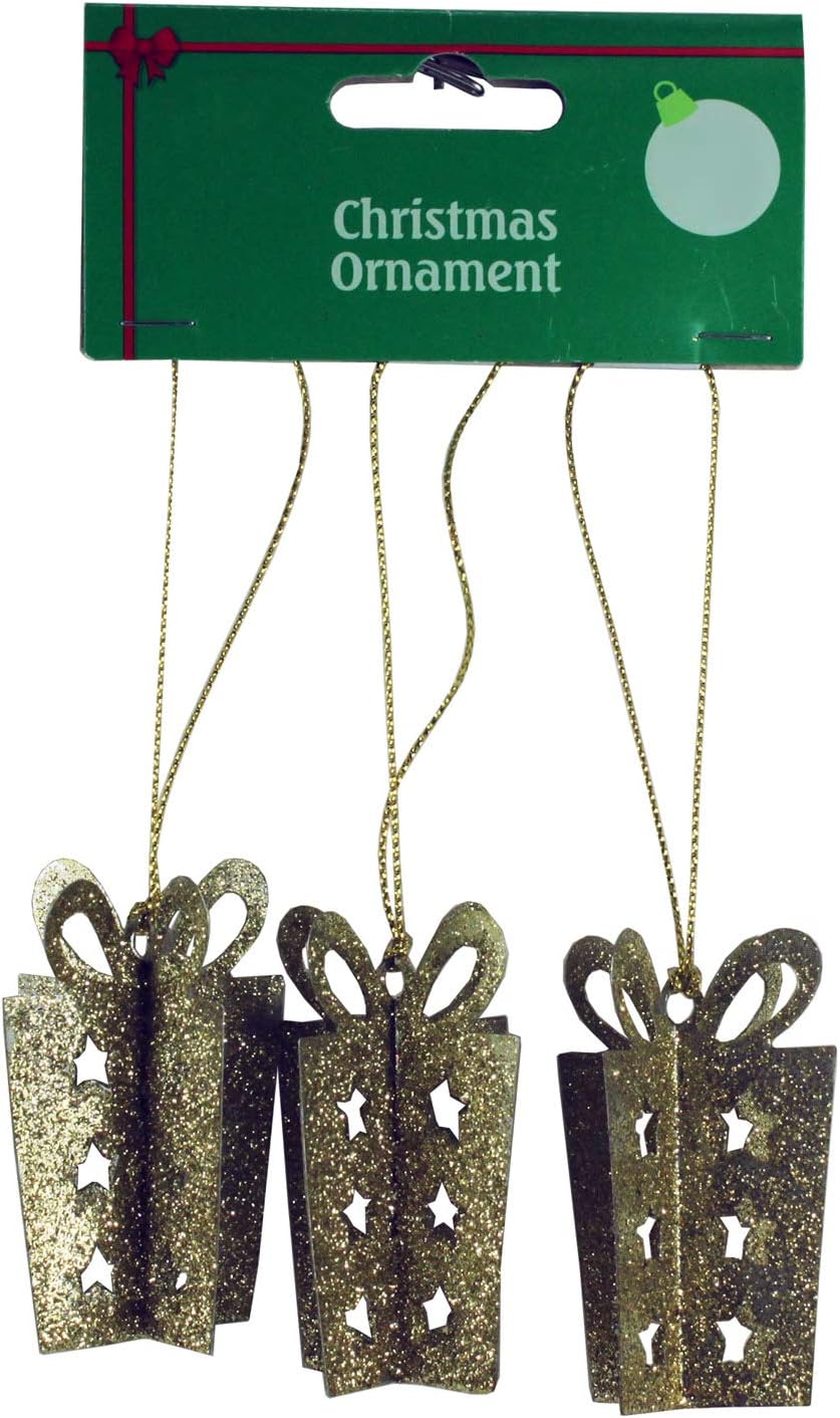 23318 - Gold Presents Christmas Ornament - [Pod 2-69]