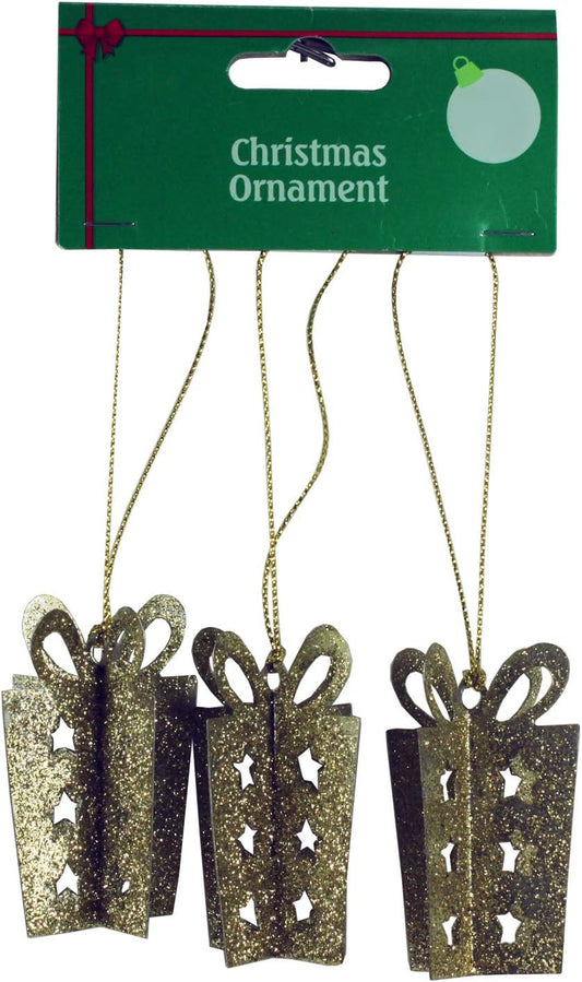 23318 - Gold Presents Christmas Ornament - [Pod 2-69]