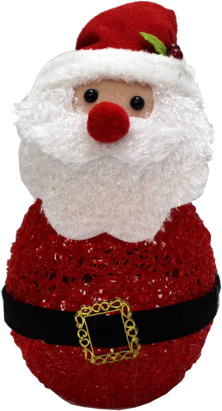 23346 - 10" LED Light Up Santa - No Arms - [Pod 1-64]