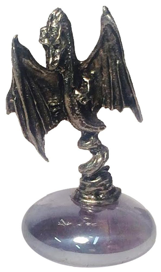 2371 - Dragon Winged Pewter Rising - |Clear-14|