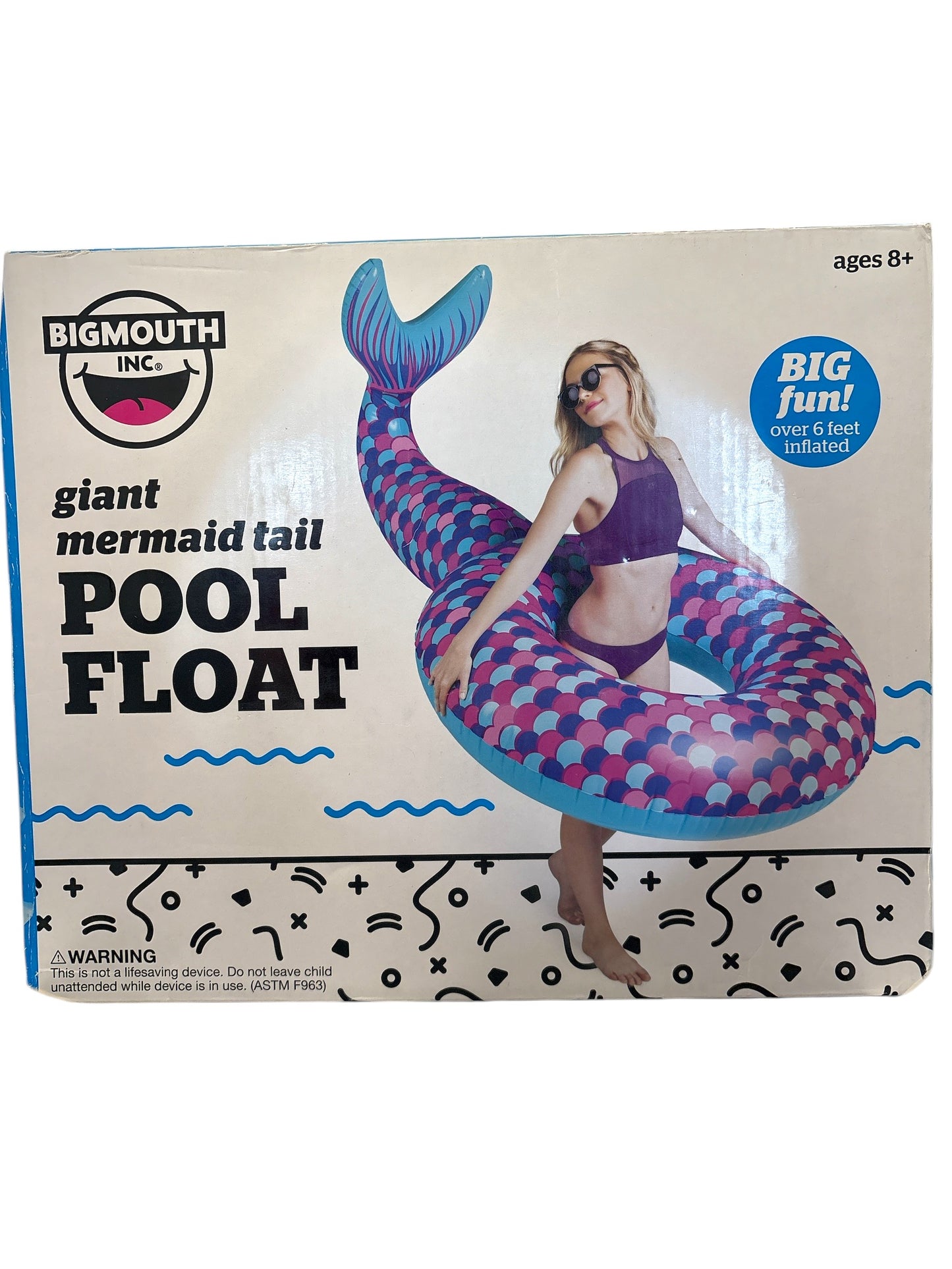 23856 - Giant Mermaid Tail Pool Float  |27-C|
