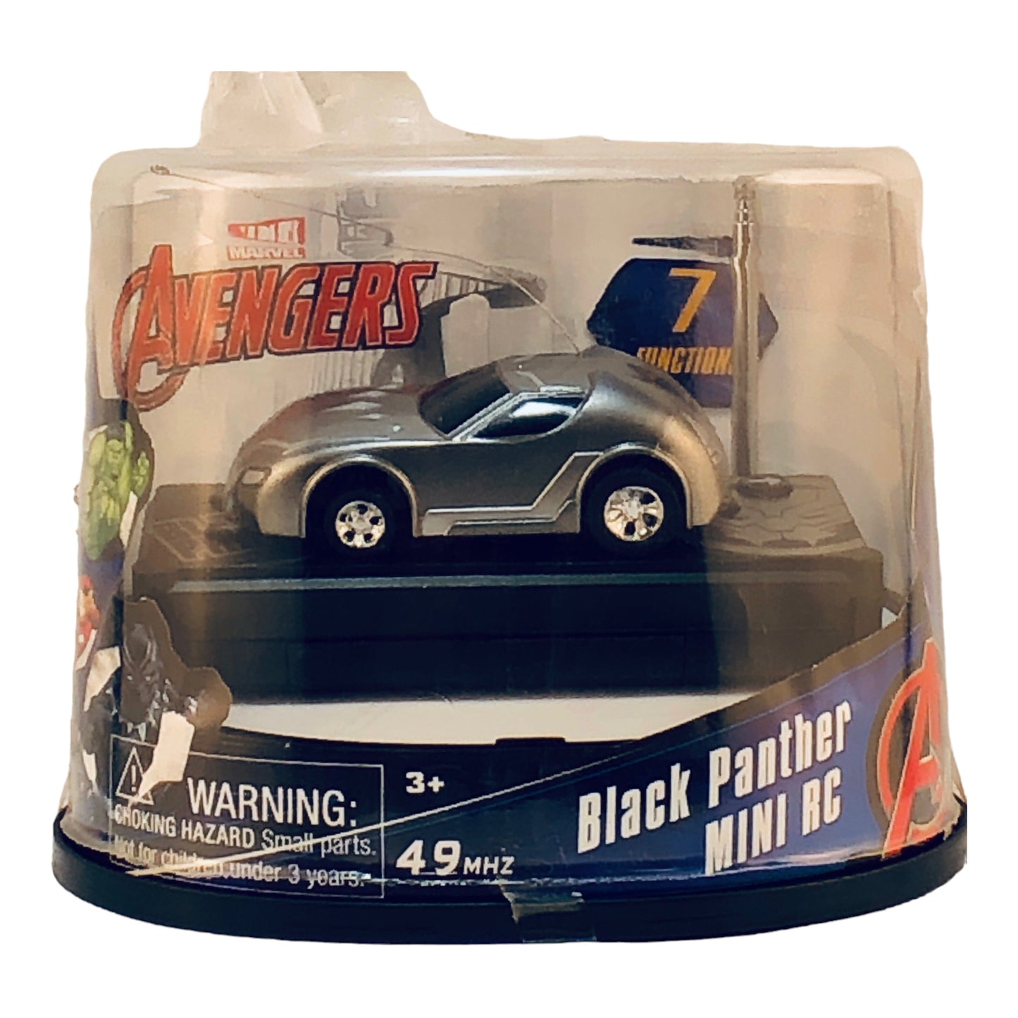 23998 - Marvel Avengers Radio Control Black Panther Mini RC 49 MHZ 3" |R-55|