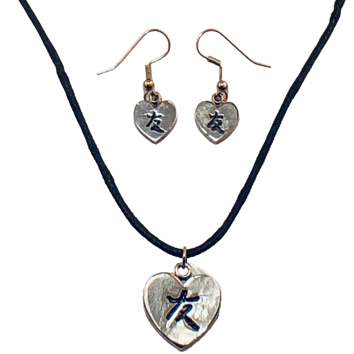 2399 - Necklace/Earring Set Lucky - |Clear-3|