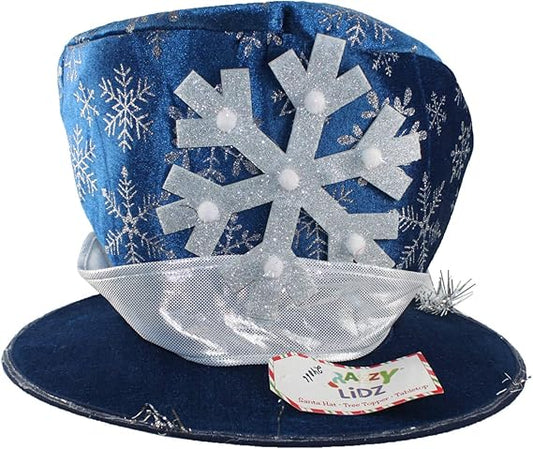 24066  - Krazy Lidz Blue Snowflake Hat - [Pod 2-21]