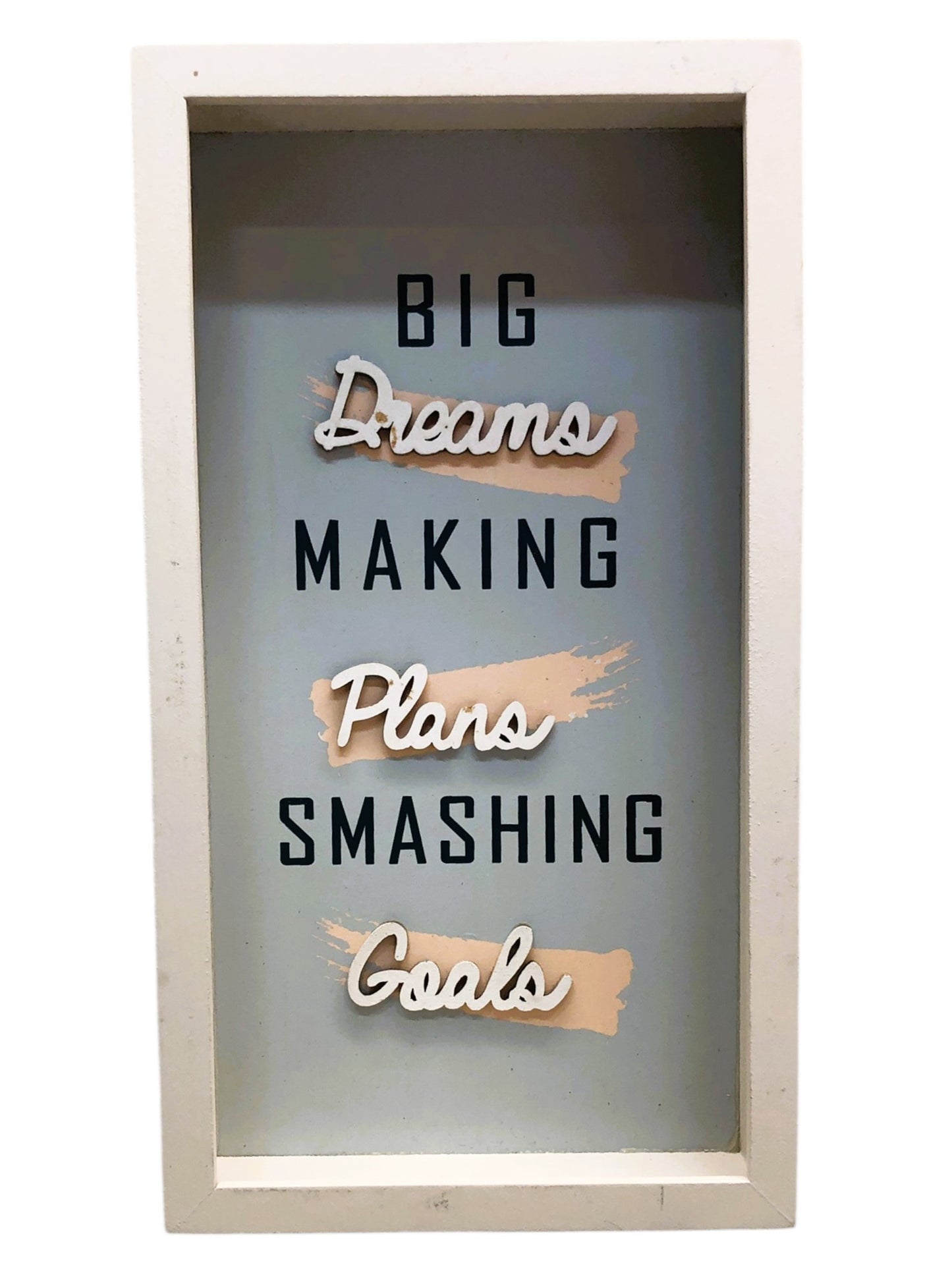 24133 - 5.5"x10" Big Dreams Making Plans Sign [1-24]