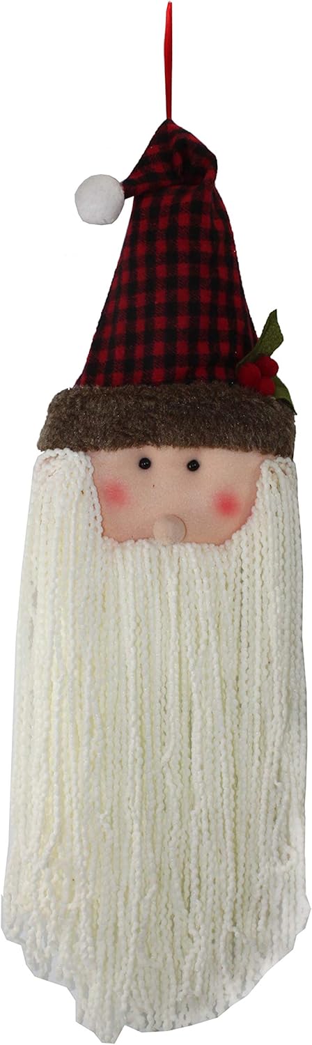 24179 - Festive Santa Head Christmas Holiday Decoration |Pod 2-73|