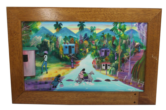 2426 - A Village Painting 20x3 - |B-27|