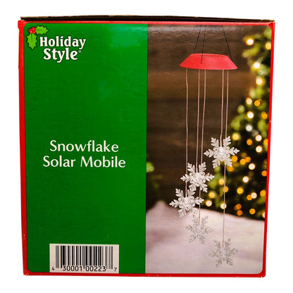 24274 - Whimsical Snowflake Solar Mobile |G-100|