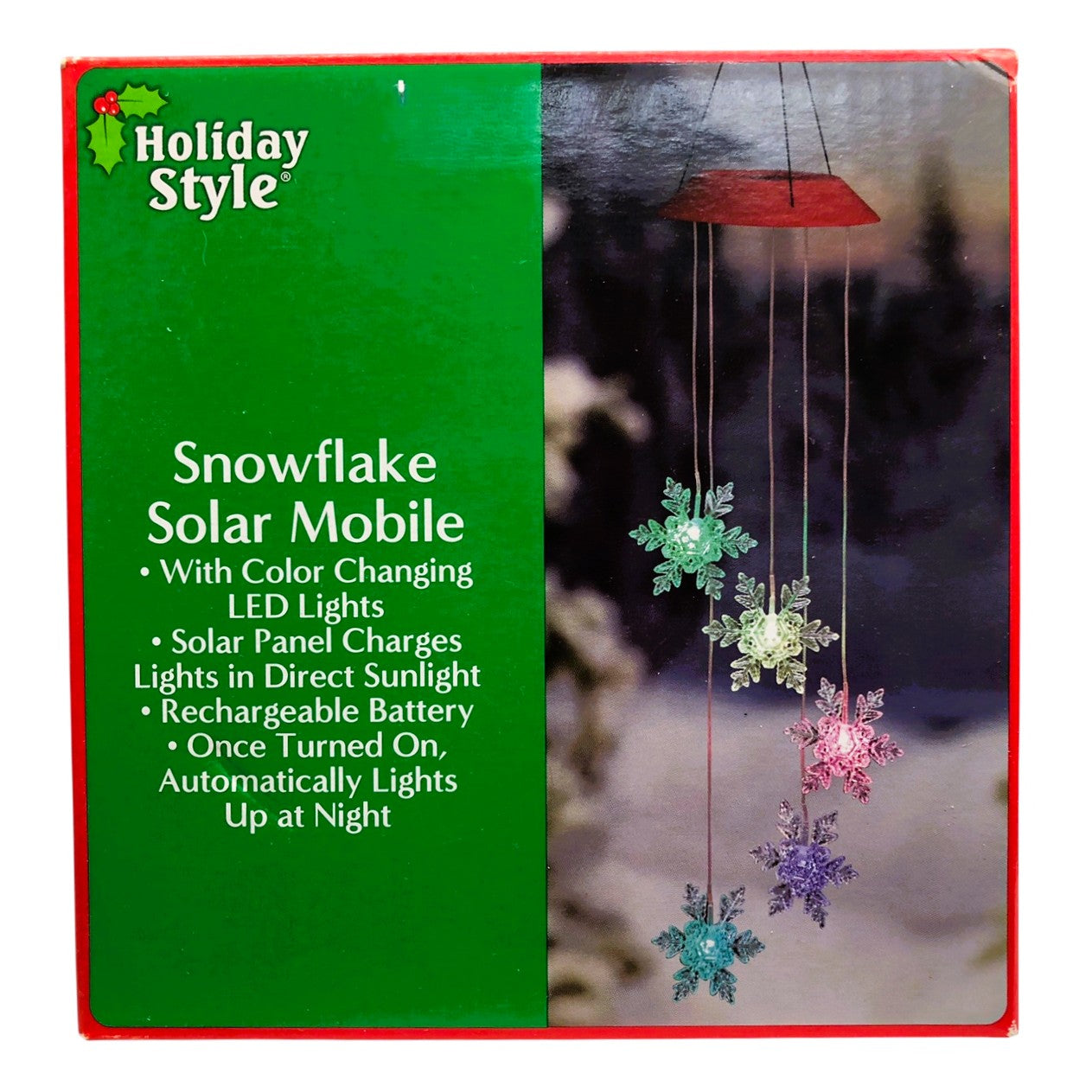 24274 - Whimsical Snowflake Solar Mobile |G-100|