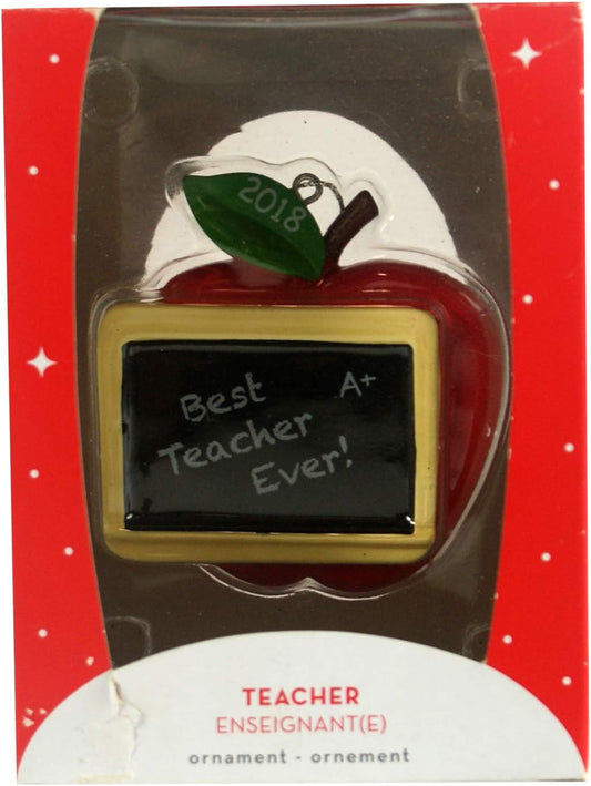 24335 - Best Teacher Ever Ornament - [Pod 2-78]