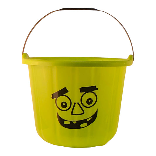 24366 - Lime Green Halloween Face Bucket |6-12|