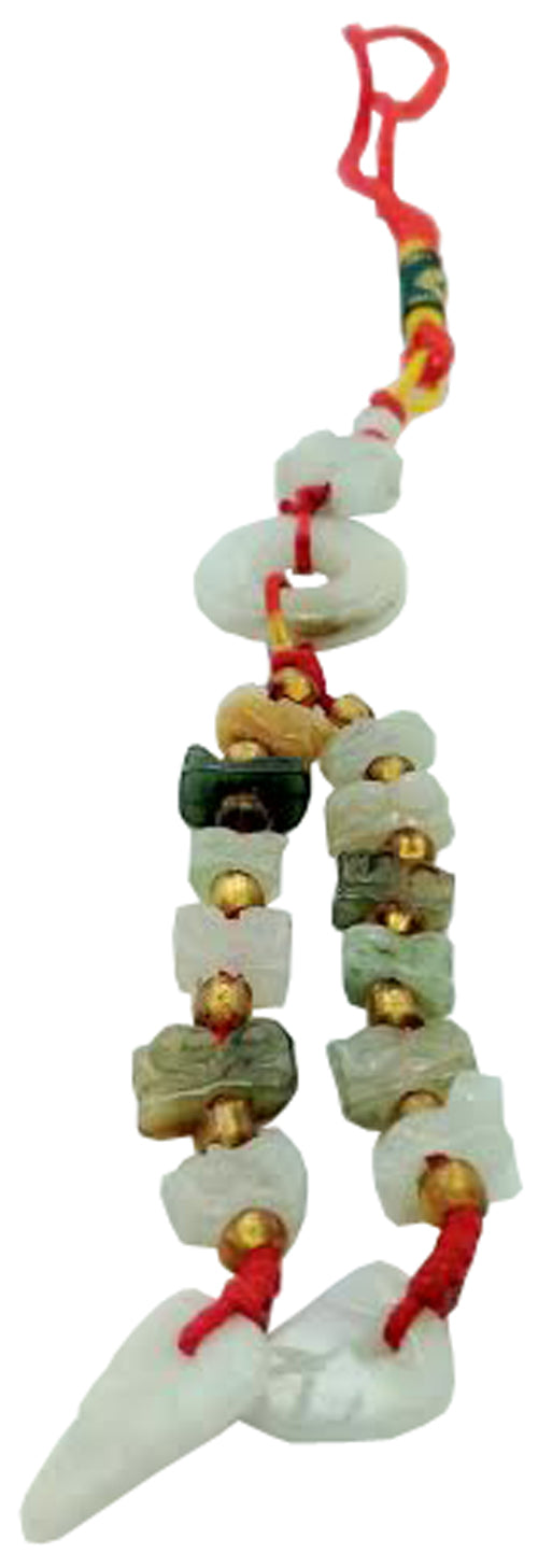 2442 - Jade Luck Charm Hanger - |Clear-143|