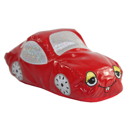24611 - Set of 4 7.5" Plush Zooming Cars Asst Colors |6-10|