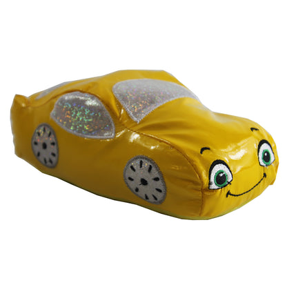 24611 - Set of 4 7.5" Plush Zooming Cars Asst Colors |6-10|