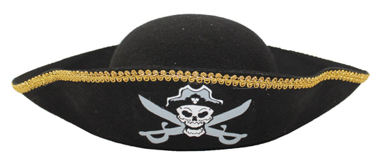 2465 - Adult Pirate Hat Gold Border - |1-Peg|