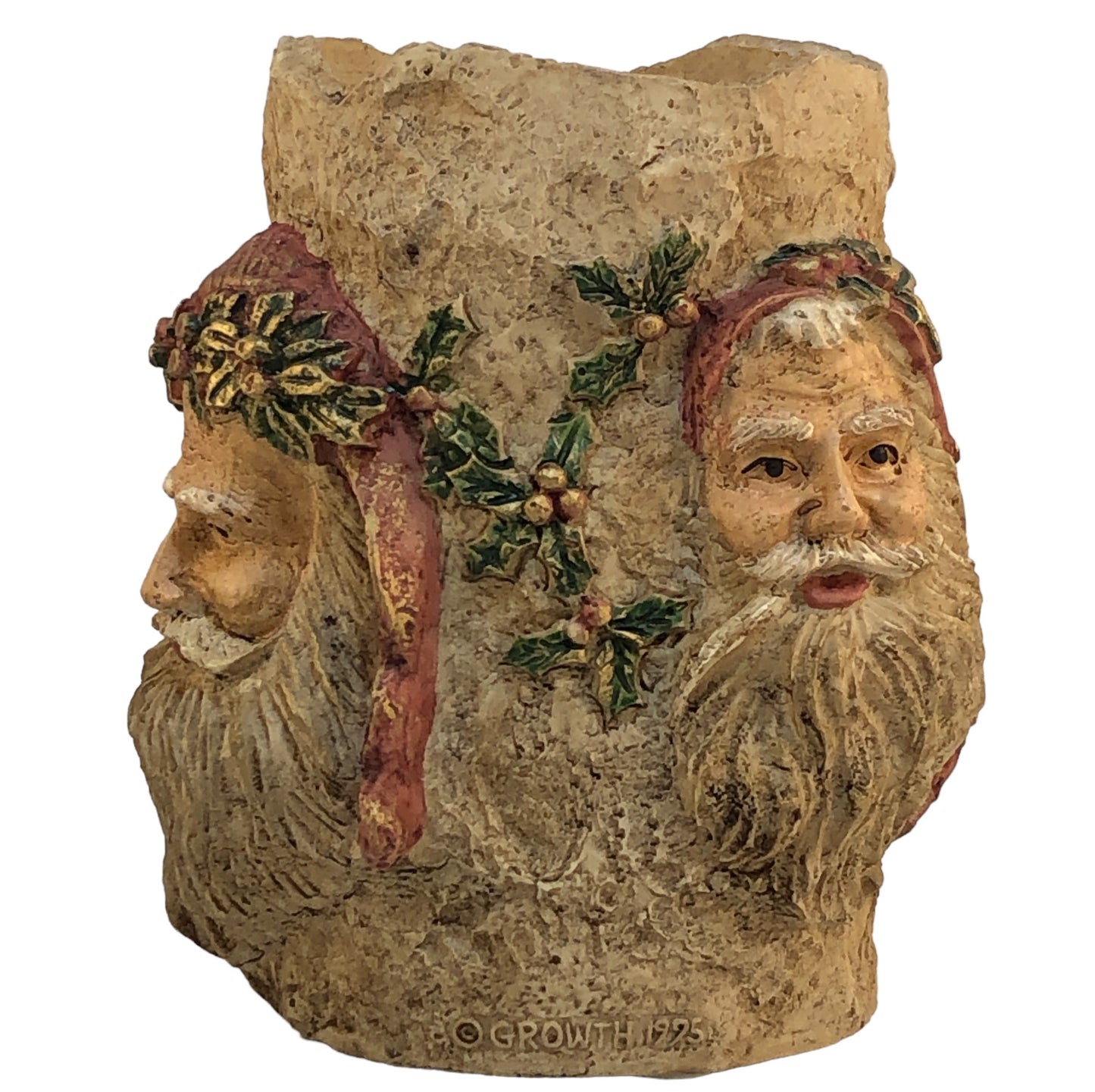 24669 - House of Lloyd Black Forest Santa Candleholder 8" |Pod 1-15|
