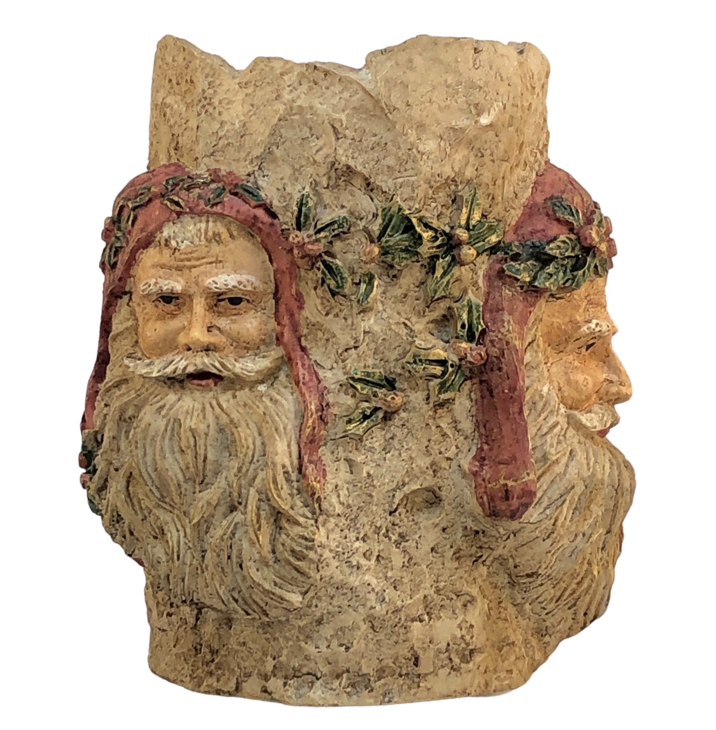 24669 - House of Lloyd Black Forest Santa Candleholder 8" |Pod 1-15|