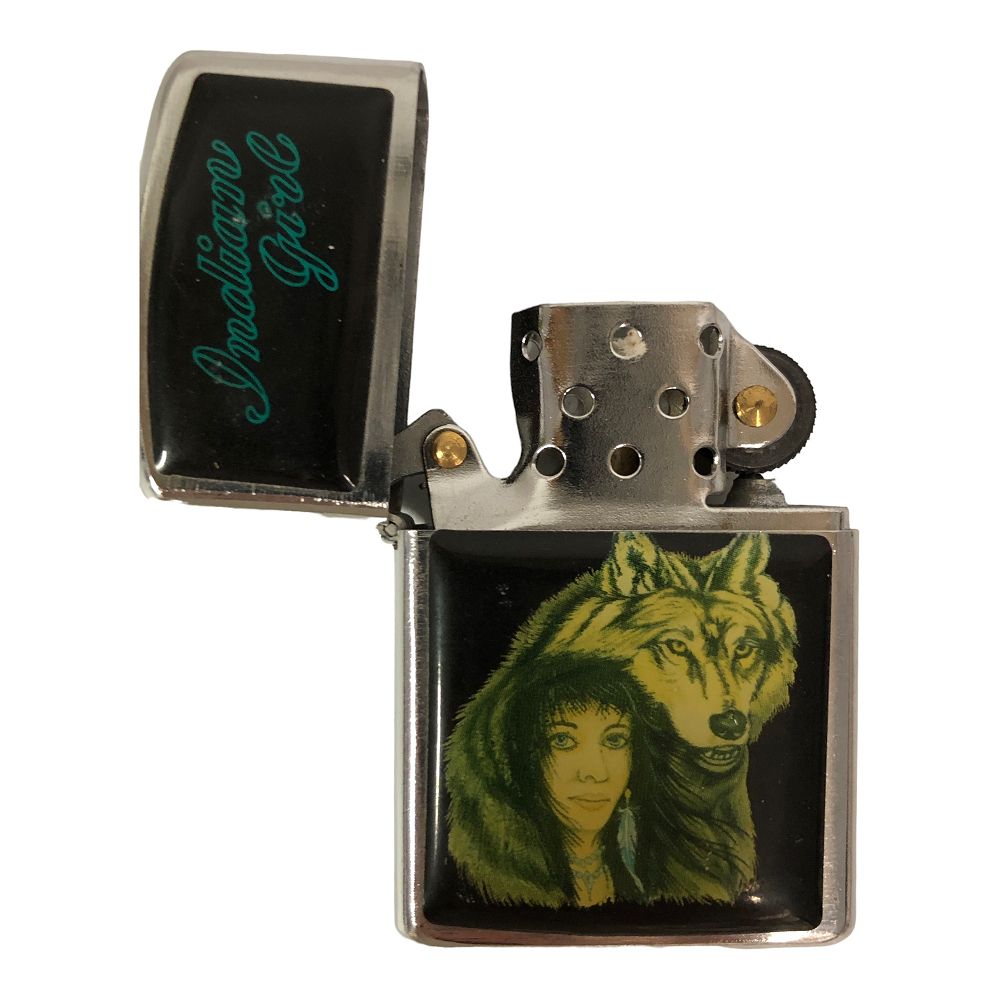 246 - Lighter Indian Girl with Wolf - |17-23|