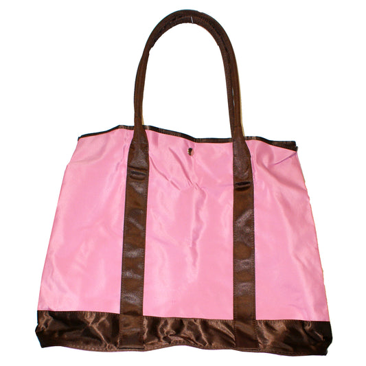 2483 - Pink Brown Beach Bag - |16-18|