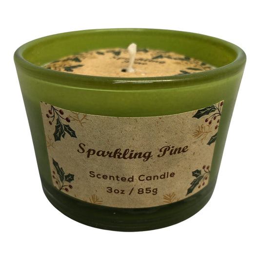 24893 - 3 Pack Sparkling Pine Scented Candle |Scent-13|