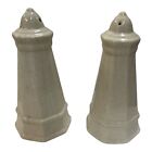 2504 - 6-Inch White Lighthouse Salt and Pepper Shakers for Kitchen |4-26|