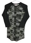 25291 - XXS Black and Grey Striped Women's Apparel for Everyday Wear |BH-HALL|
