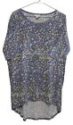 25296 - Lularoe Irma XS Dress in Muted Blue, Yellow and White with Free Shipping |BH-HALL|