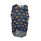 25321 - LuLaRoe Irma XS Muted Blue and Yellow Women's Fashion Apparel Top |BH-HALL|