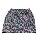 25352 - Lularoe Cassie XS Navy With Pink Feathers |BH-HALL|