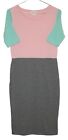 25375 - Elegant Julia Xs Pink Grey Teal Women's Dress with Chic Design and Free Shipping |BH-HALL|