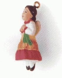 25464 - 1996 Hallmark Keepsake Miniature Ornament Joyous Angel - |Pod 1-66|