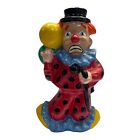 25488 - 8" Whimsical Hand Painted 2-Faced Clown Figurine with Dual Expressions |1-14|