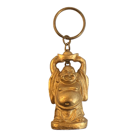 2548 - 2" Gold Buddha Keychain #2 - |DVD-38|