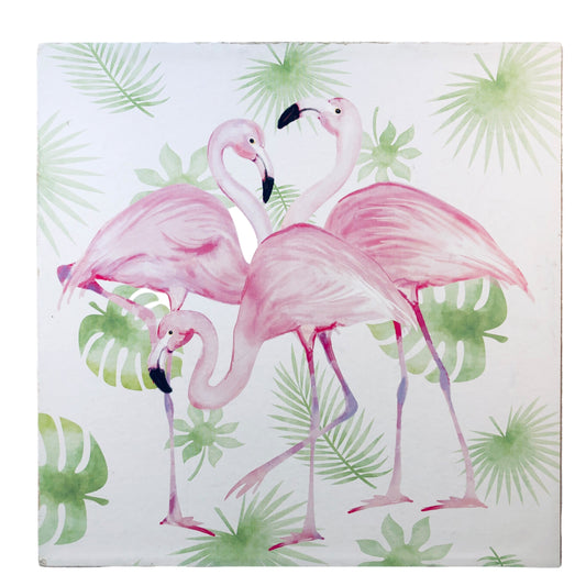 25566 - 8" Flamingo Wall Plaque Sign |1-24|