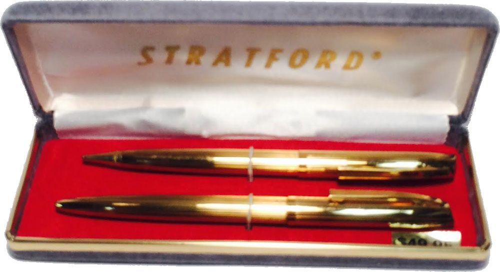 2562 - Stratford Gold Pen Set - |S-11 Garage & Pod 3-34|