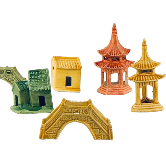 2563 - 12pc Multicolor Chinese Village - |4-8|