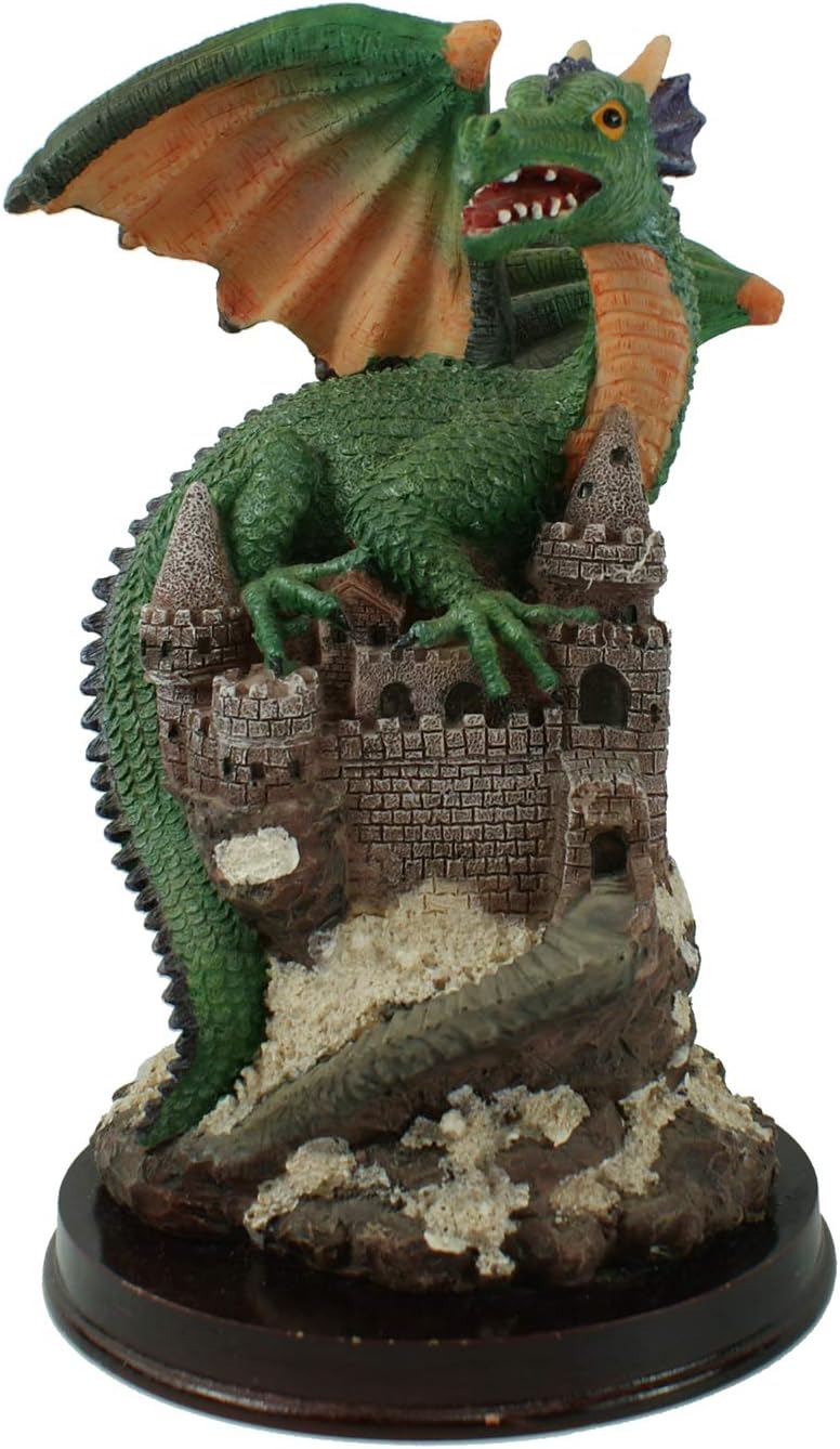 2566 - 7" Green Dragon - Guard Castle - |Z-49|