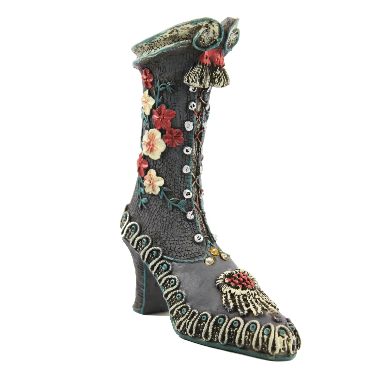 25745 - 4.5" Victorian Style Decorative Purple Boot Figurine |1-27|