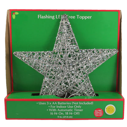 25786 - Flashing LED 11" Tree Topper |Pod 2-46|