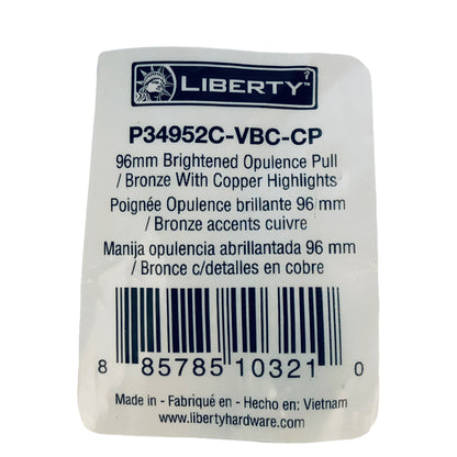 25798 -Set of Five Liberty 96mm Brightened Opulence Pull p34952c-vc-cp |5-14|