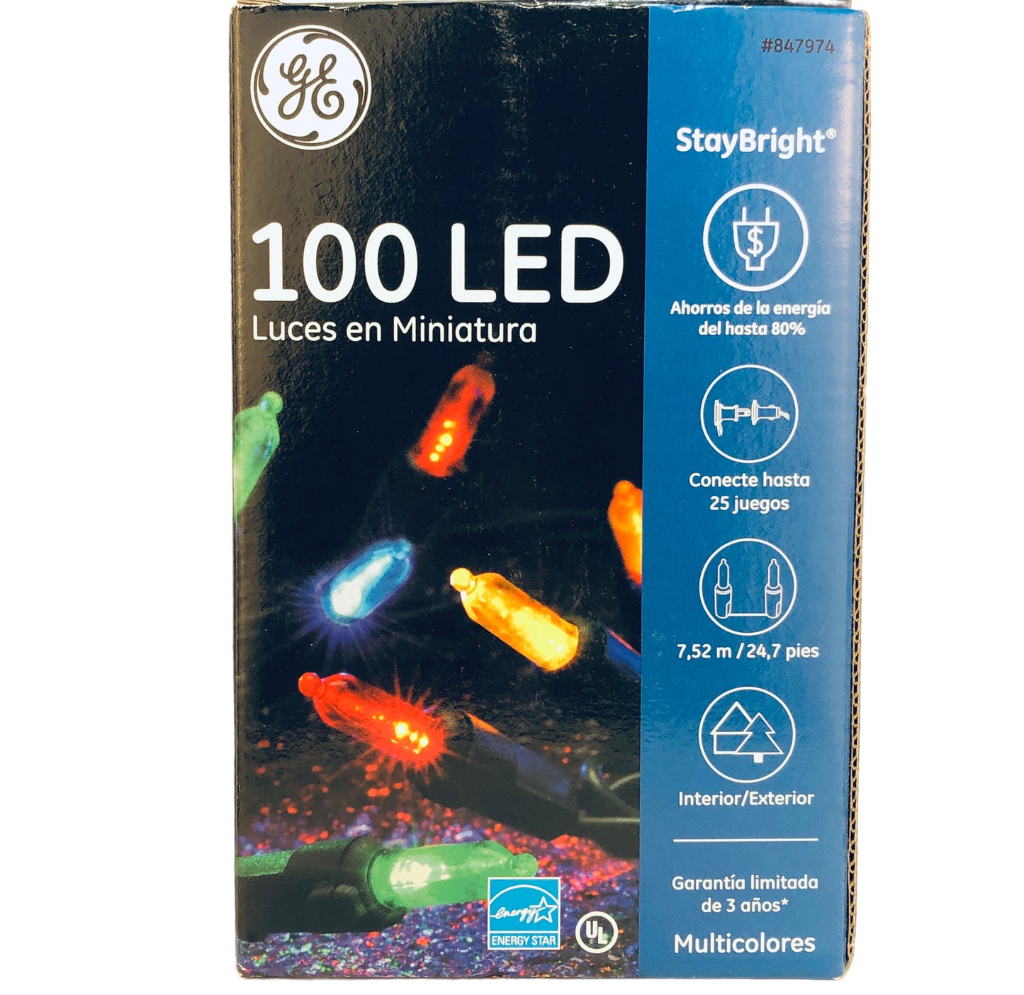 25914 - GE 100 LED Miniature Lights - [G-22 G-30]