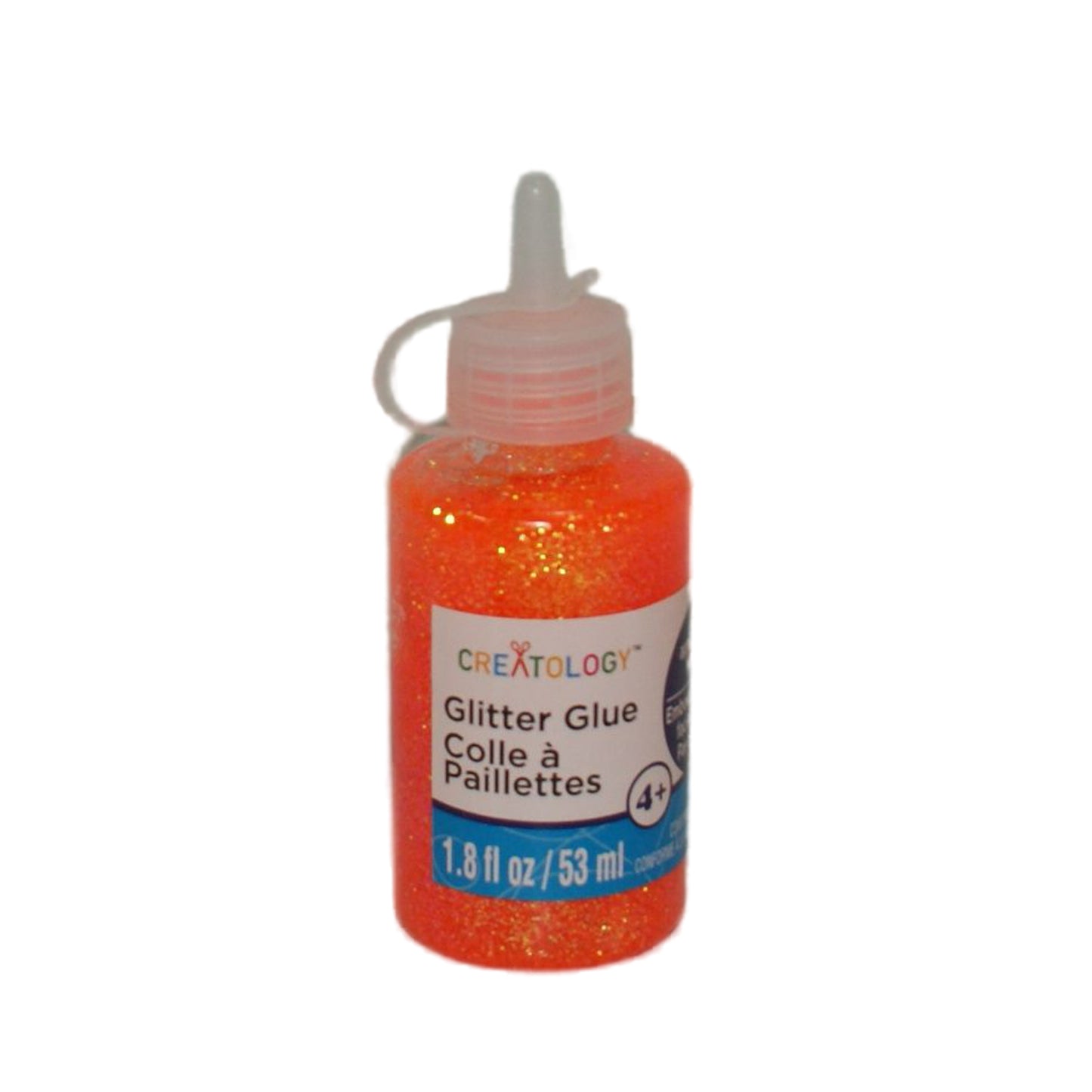 25917 - Neon Orange Glitter Glue-2pk for Vibrant Arts and Crafts with Dazzling Sparkle |3-18|